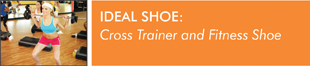 Ideal Shoe: Cross Trainer and Fitness Shoe