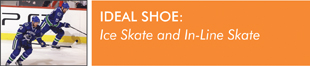 Ideal Shoe: Ice Skate and In-Line Skate