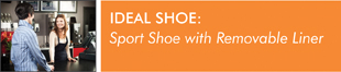Ideal Shoe: Sport Shoe with Removable Liner